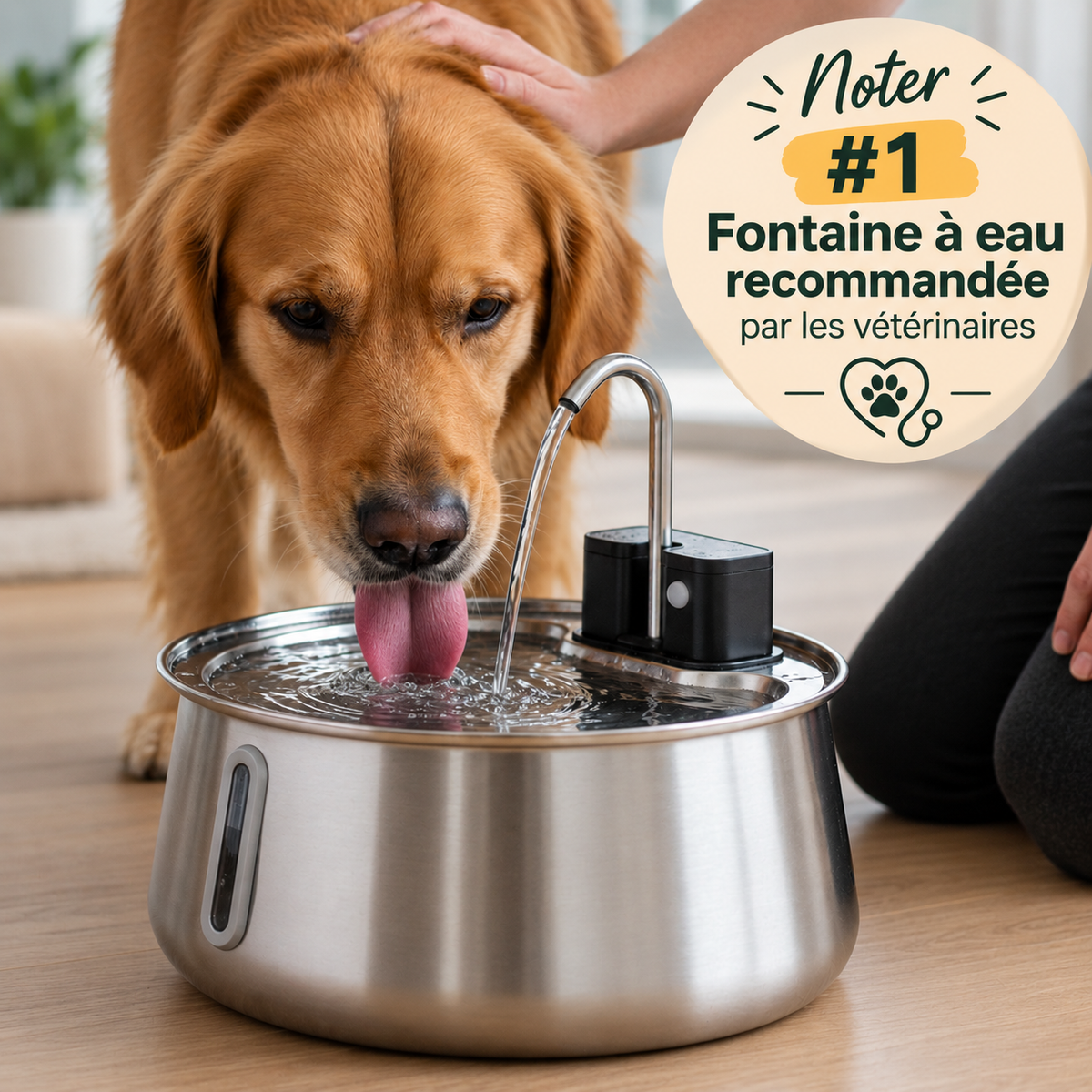Woofy — Fontaine à Eau Filtrée pour Chien WOOFY