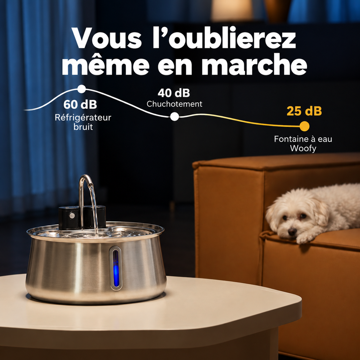 Woofy — Fontaine à Eau Filtrée pour Chien WOOFY