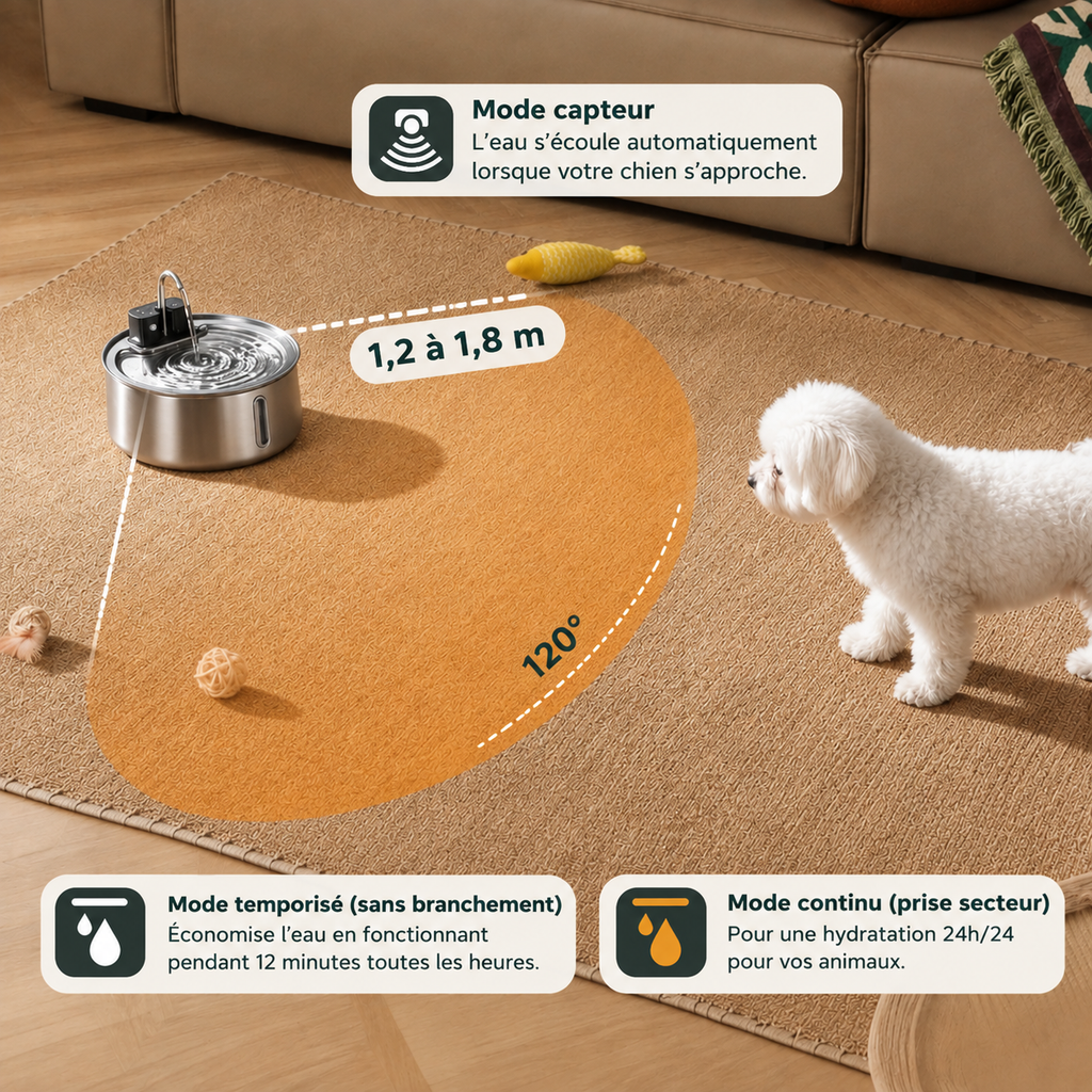 Woofy — Fontaine à Eau Filtrée pour Chien WOOFY